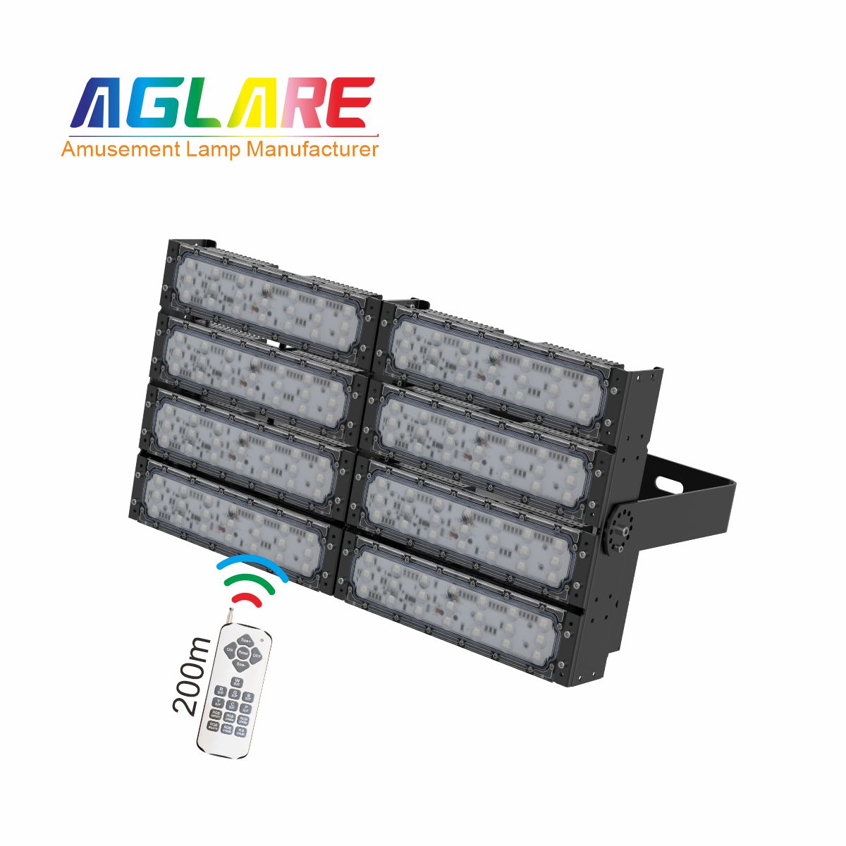 400WLED彩色投光灯泛光灯,变色户表射灯带？仄